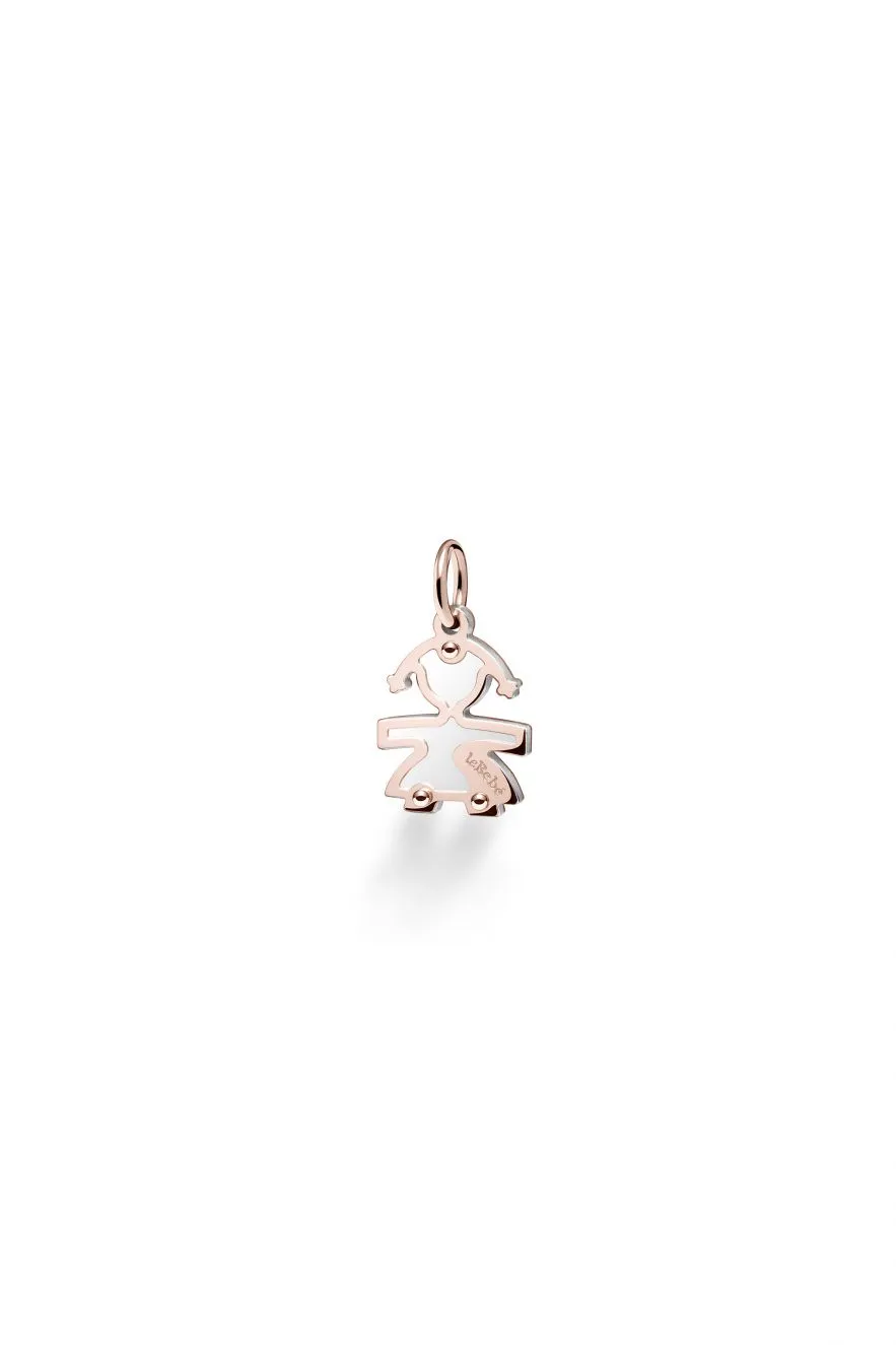 BABY CHARM ARGENTO SAGOMA BIMBA