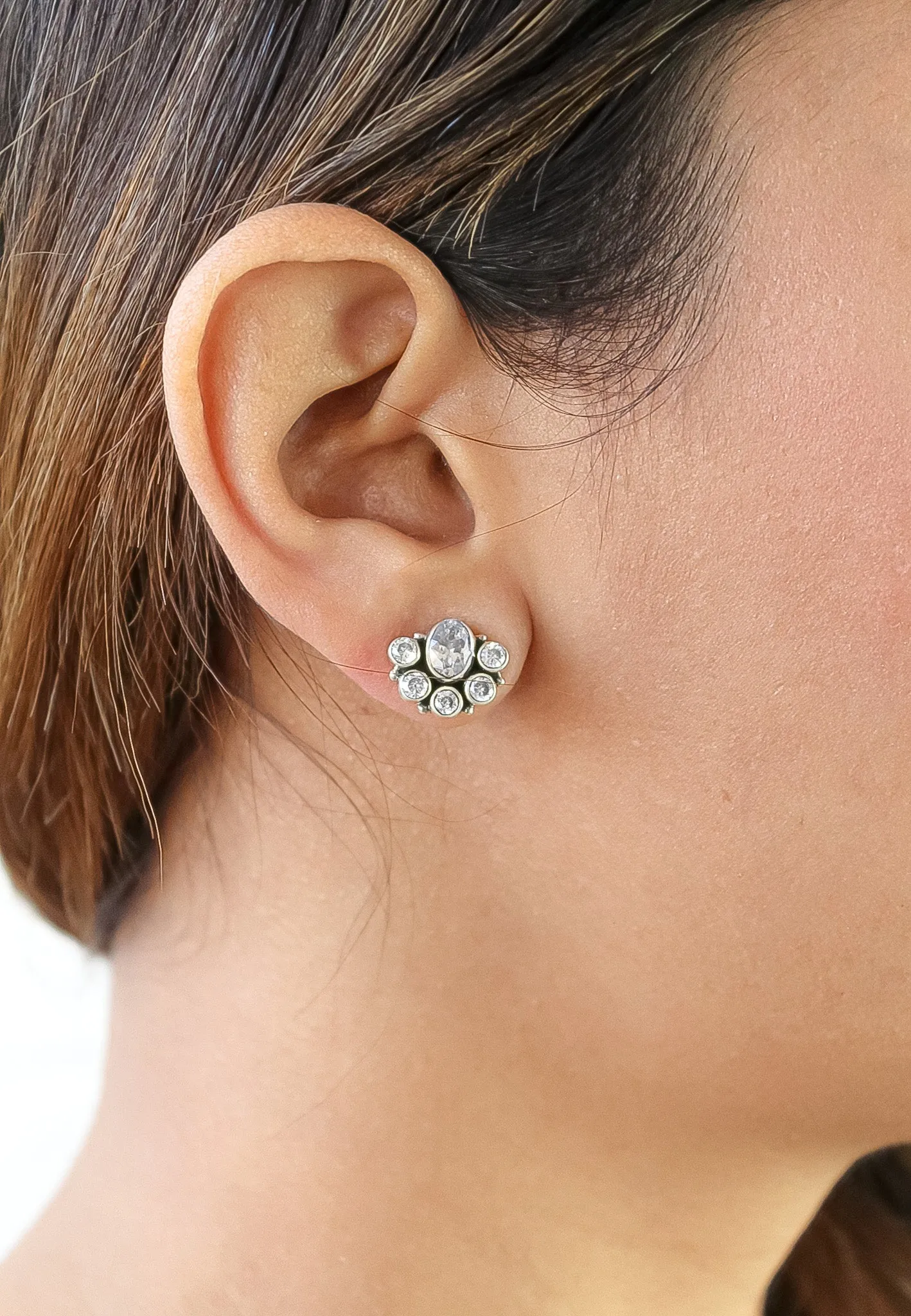 Blossom Silver Earrings