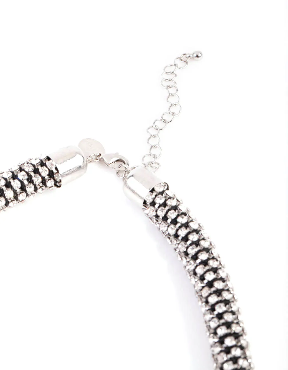 Diamante Tube Necklace