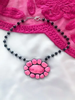 Pink Dreamweaver Choker Necklace