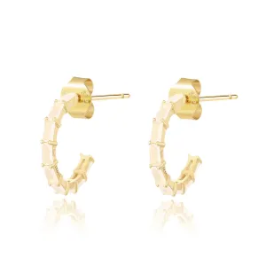 "Half Ring Clarion" Earrings