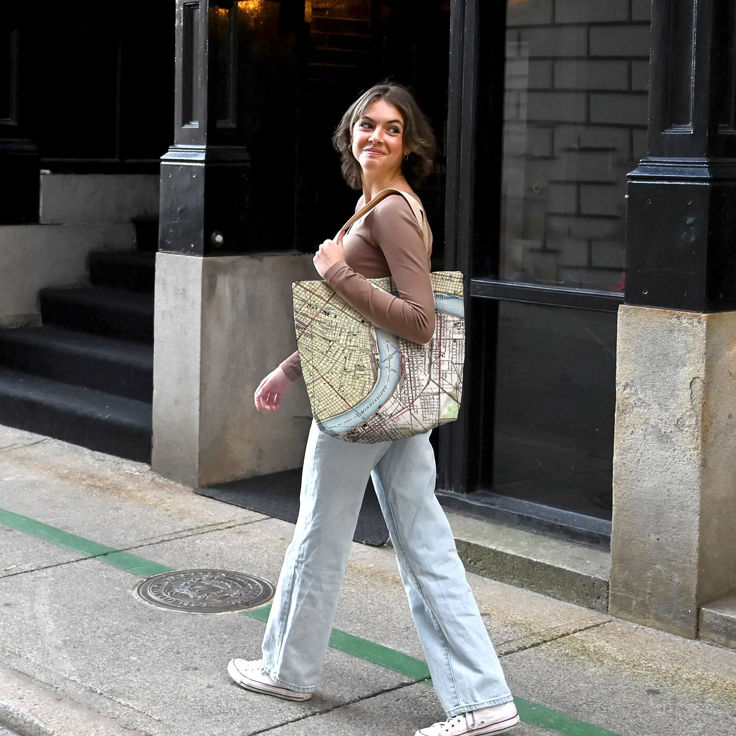 San Pedro  CA antique map Tote