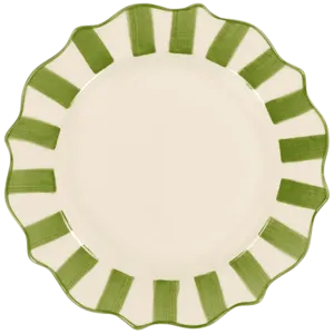 Scalloped Breakfast Plate