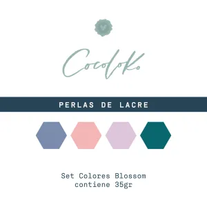 Set de perlas de lacre - Colores Blossom