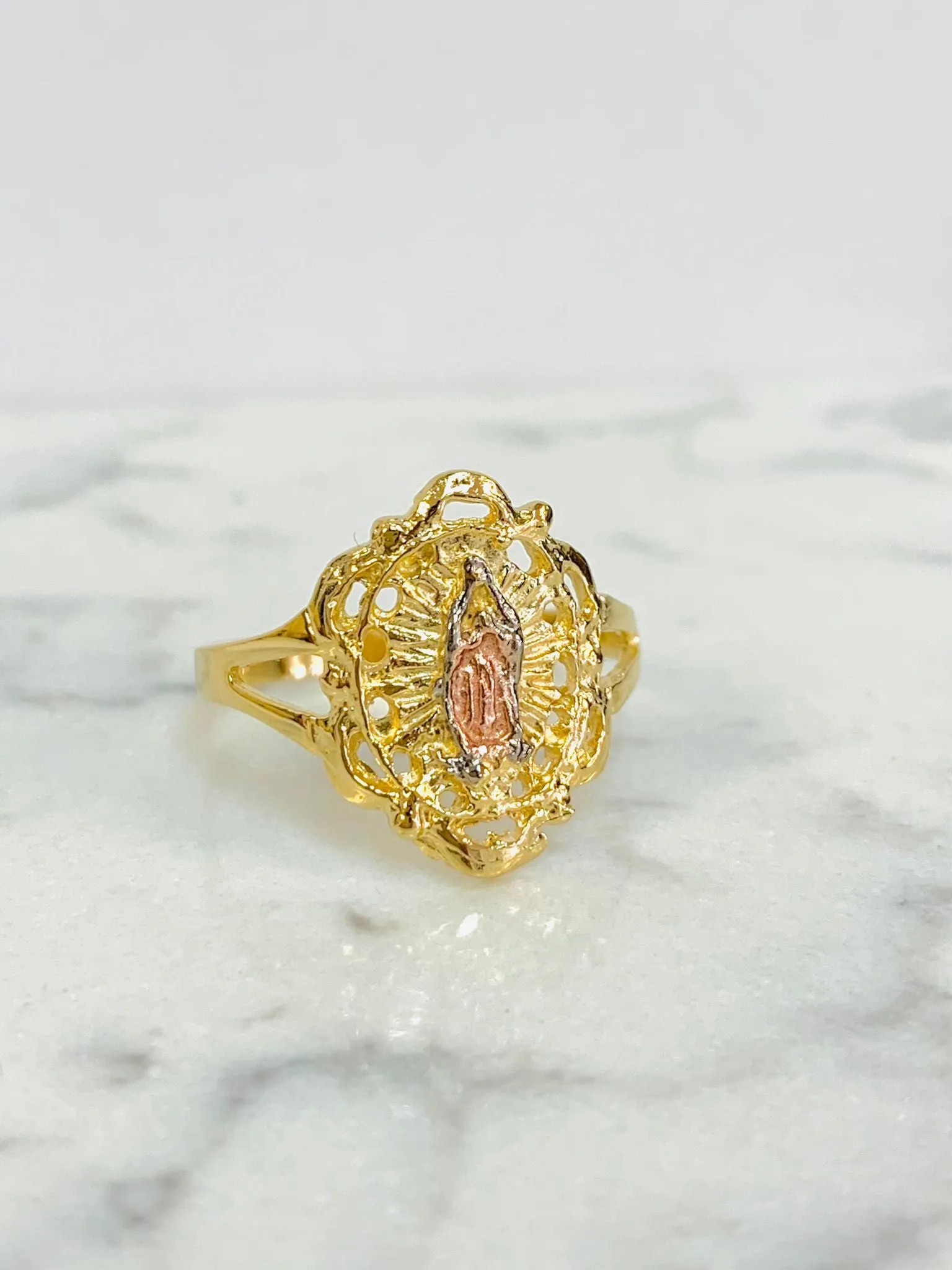 Virgen de Guadalupe Ring #7 #8 #9 / Gold Filled Ring / Catholics Jewelry / Women's Ring / Anillo de la Virgen de Guadalupe / Anillos para Mujer en Oro Laminado / Rings / Anillos